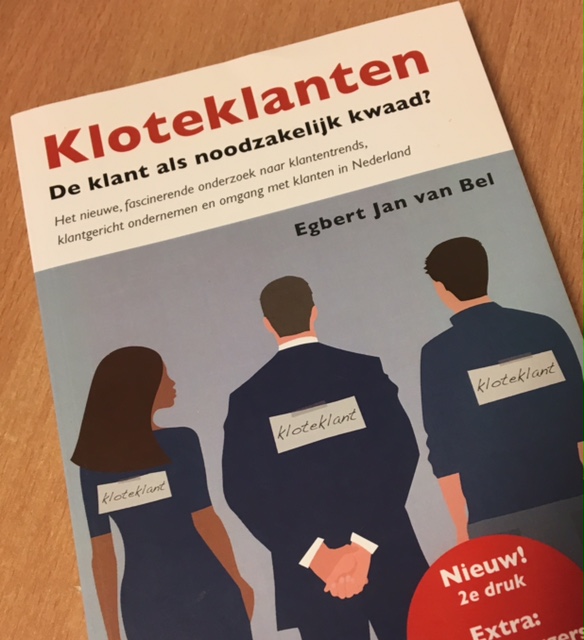 Kaft van de bestseller 'Kloteklnten' van Egbert Jan van Bel